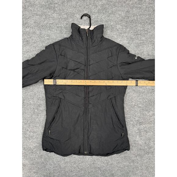 Columbia Titanium Jacket Small Womens Black Interchange Insulated Omni Heat - Picture 15 of 16